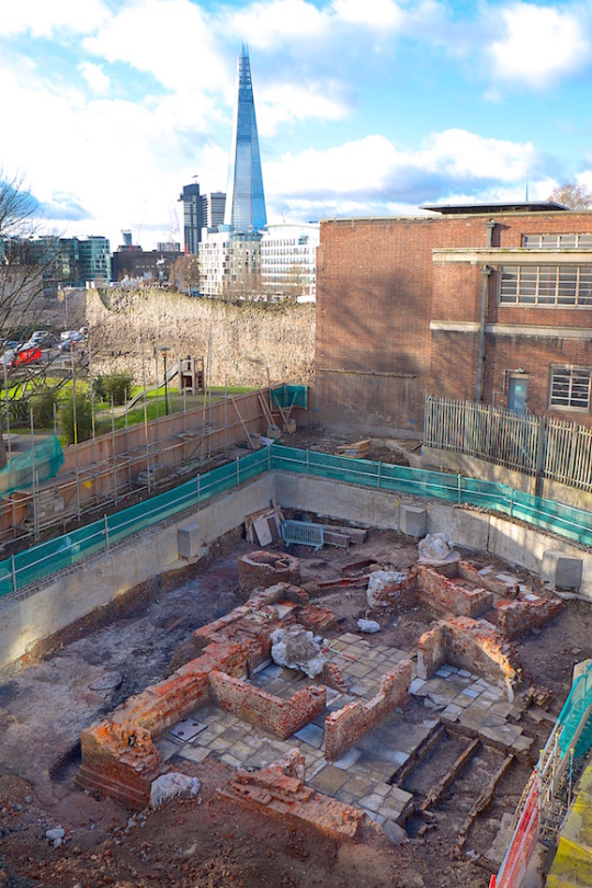Aerial photograph of the 100 Minories site - Area B